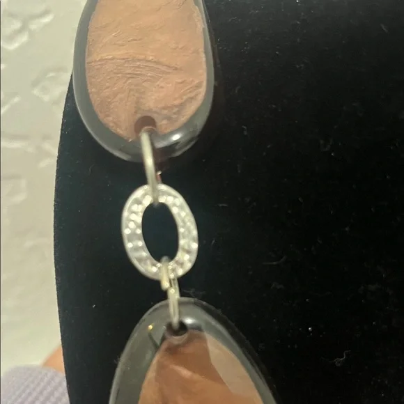 Style & Co. Brown Resin Statement Necklace with Silver Accents - Picture 5 of 5
